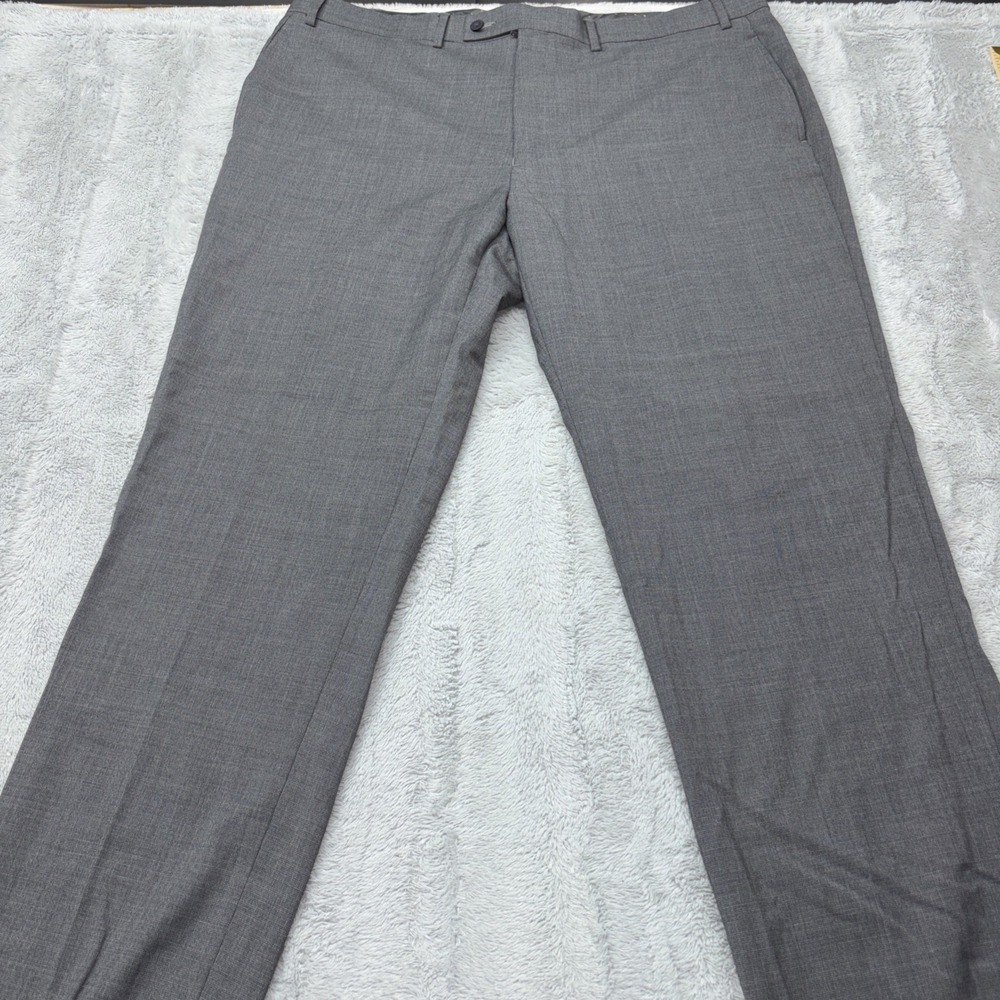 Collection by Michael Strahan Mens Dress Pants Wrinkle Resistant Gray 42x32